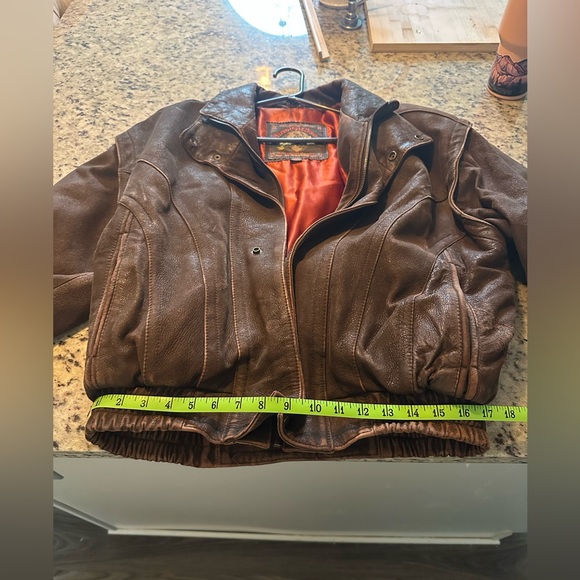 Adventure Bound by Wilson’s Men's Brown Leather Jacket - Picture 10 of 14